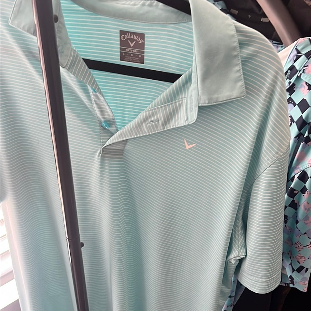 Callaway Blue Polo Shirt